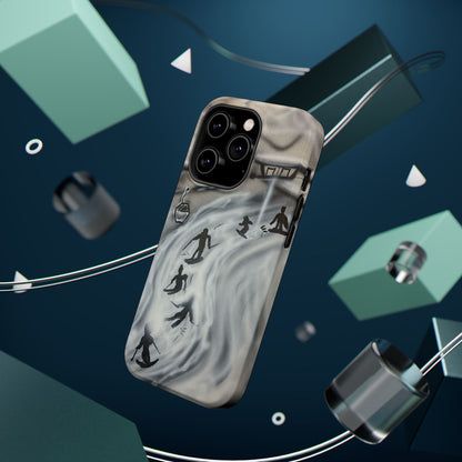 MagSafe "arctic avalanche" airbrush iPhone case