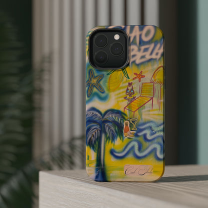MagSafe "ciao bella" airbrush iPhone case