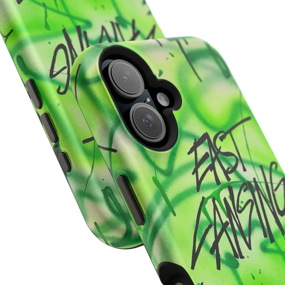 MagSafe "east lansing, mi" airbrush iPhone case