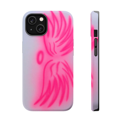 MagSafe "angel wings" airbrush iPhone case
