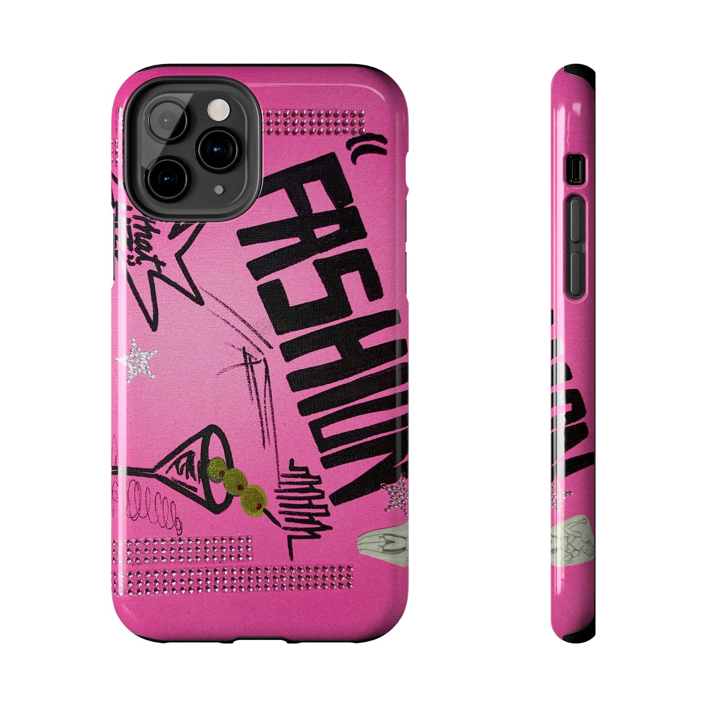 "high fashion pt. 2" airbrush iPhone case