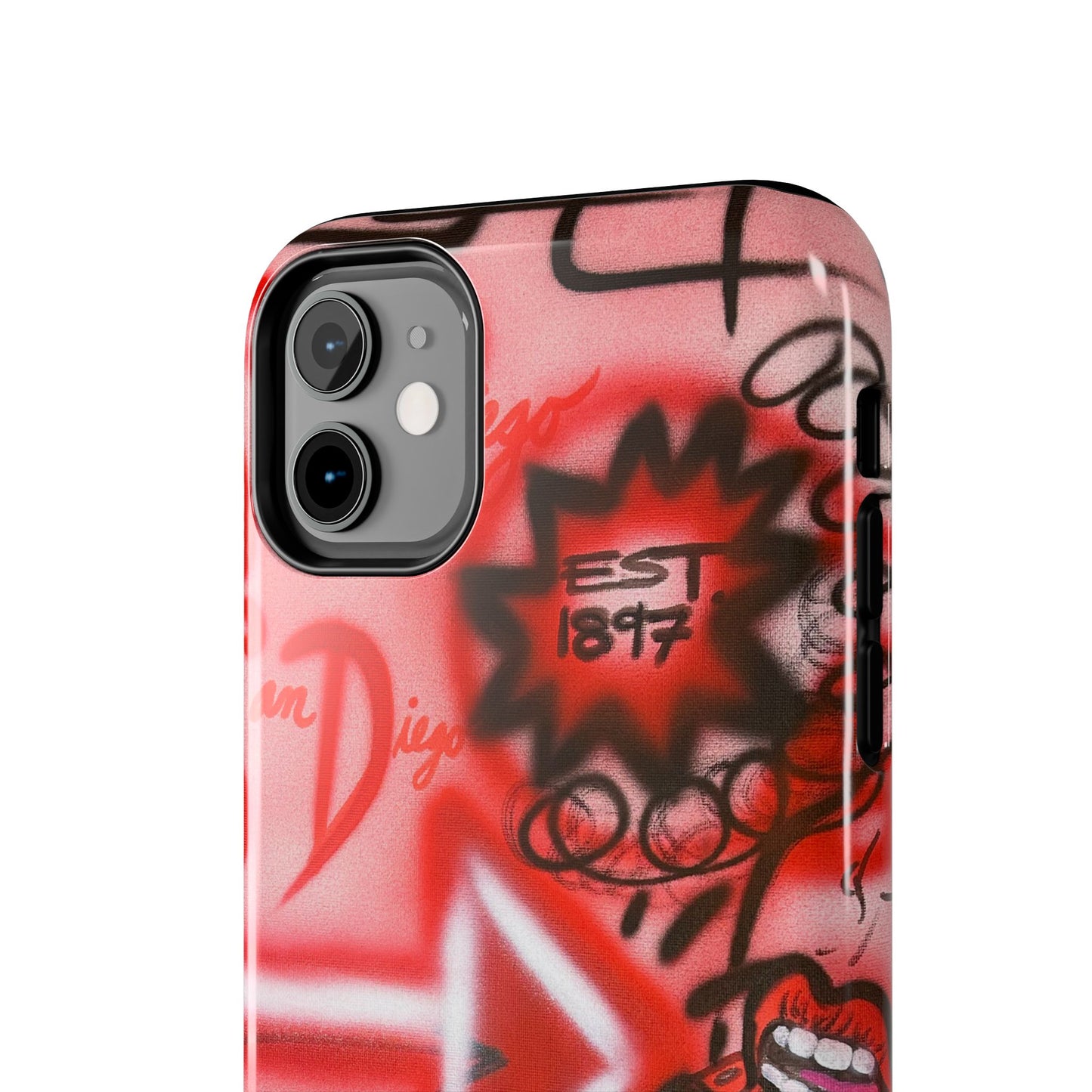 "san diego" airbrush iPhone case