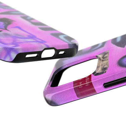 "Lila Prinzessin" Airbrush iPhone Hülle