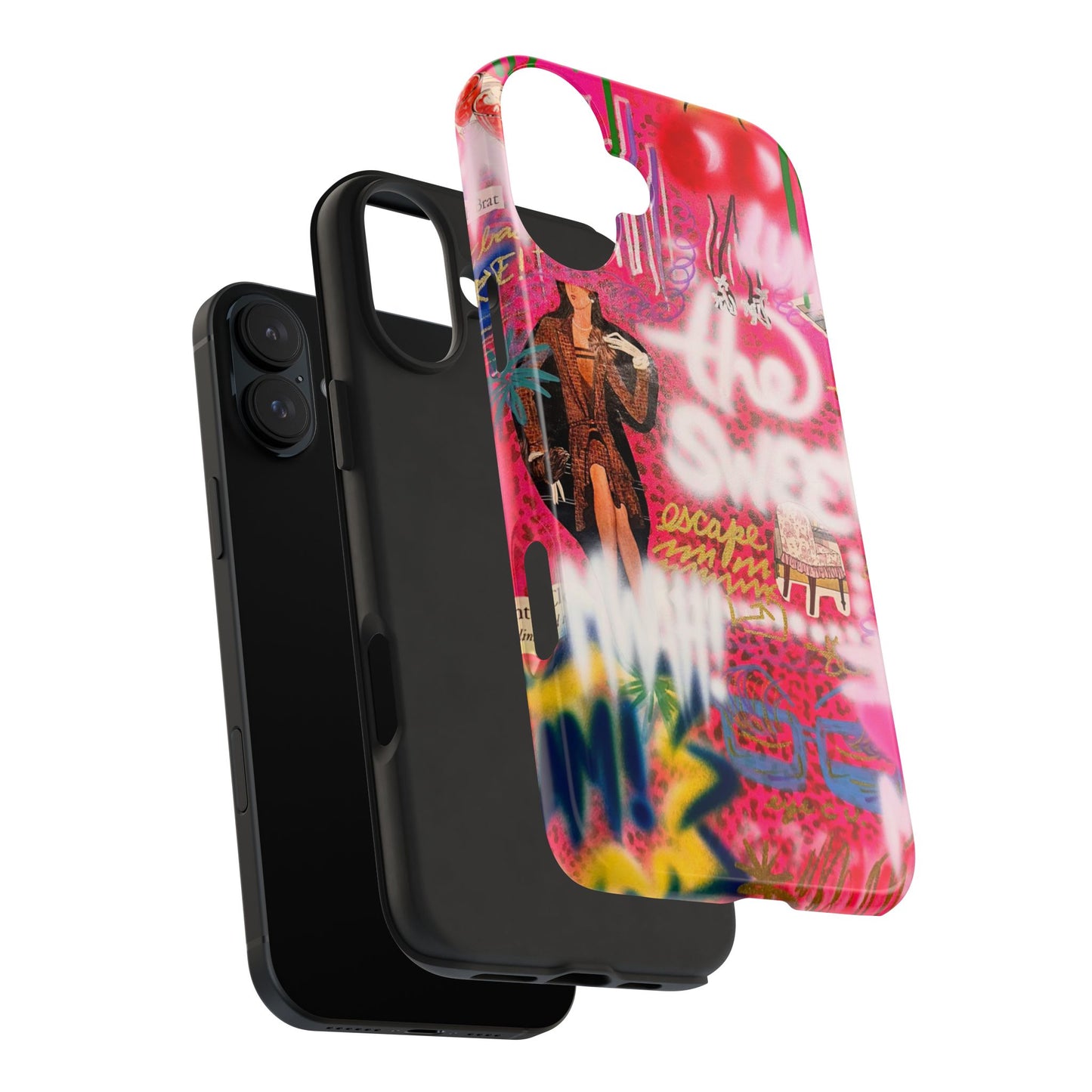 "sweet escape" airbrush iPhone case