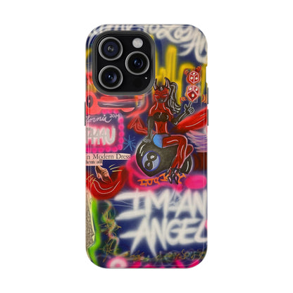 MagSafe "im an angel" airbrush iPhone case