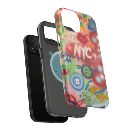 MagSafe "i <3 NYC" airbrush iPhone case