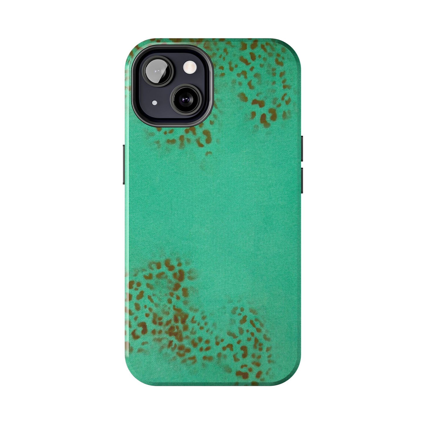 "teal cheetah" airbrush iPhone case
