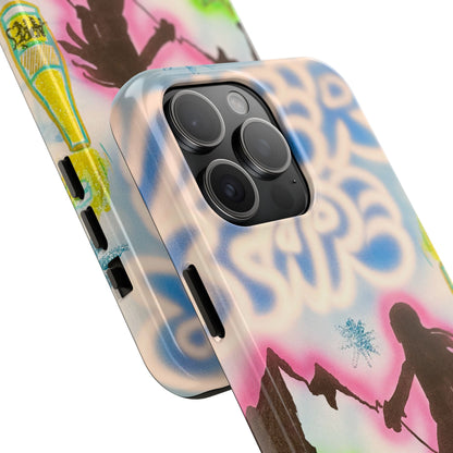 "winter escape" airbrush iPhone case