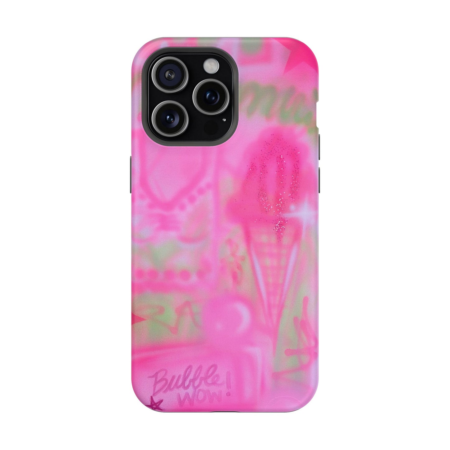 MagSafe "miami matcha" airbrush iPhone case