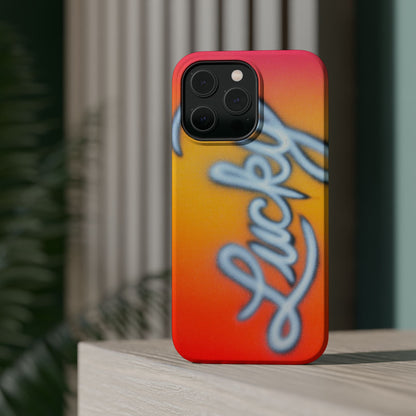 MagSafe "lucky" airbrush iPhone case