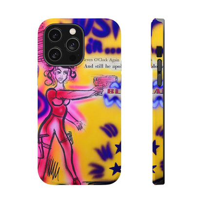 MagSafe „Spiraling Thoughts“ Airbrush iPhone Hülle