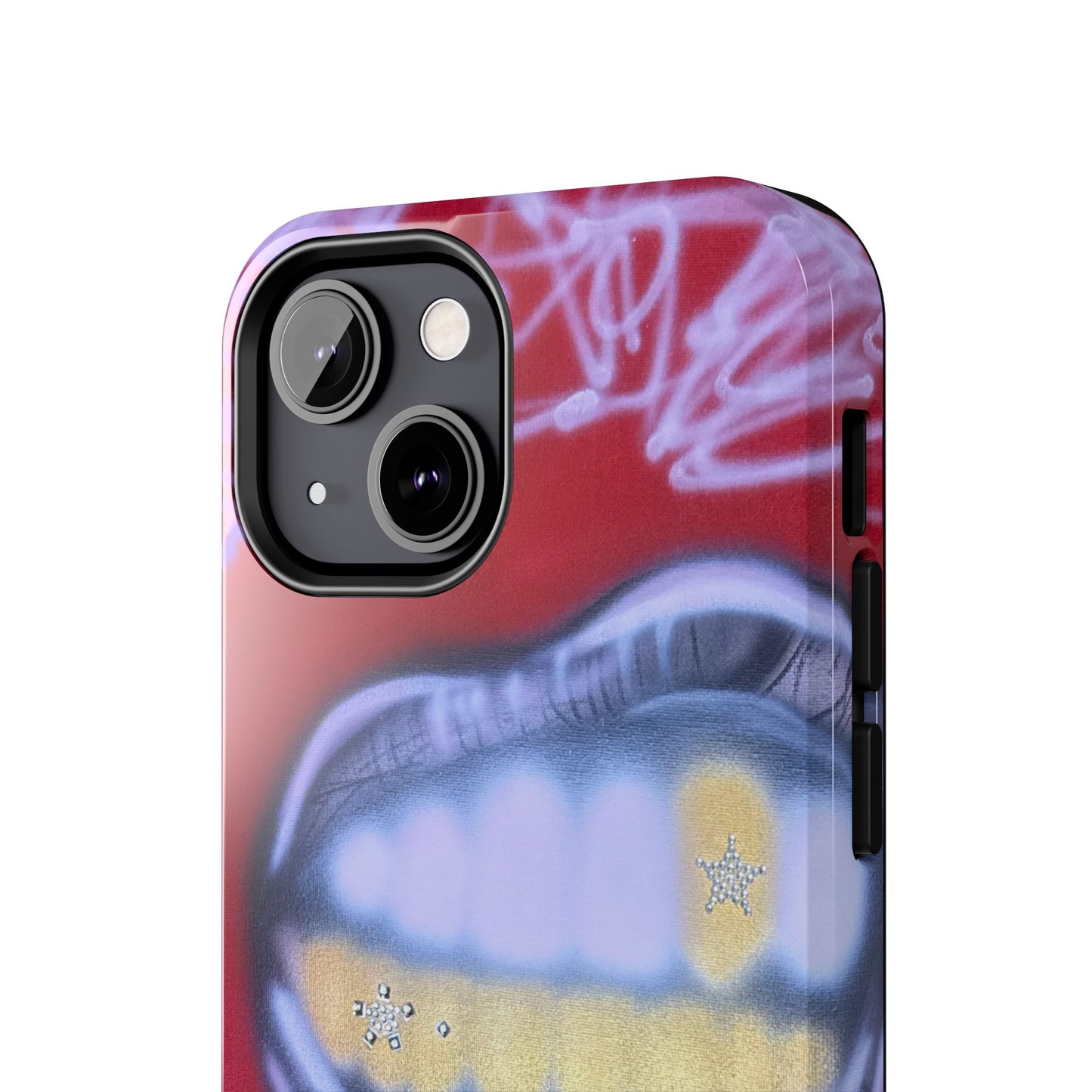 "tooth drip" airbrush iPhone case