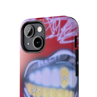 "tooth drip" airbrush iPhone case
