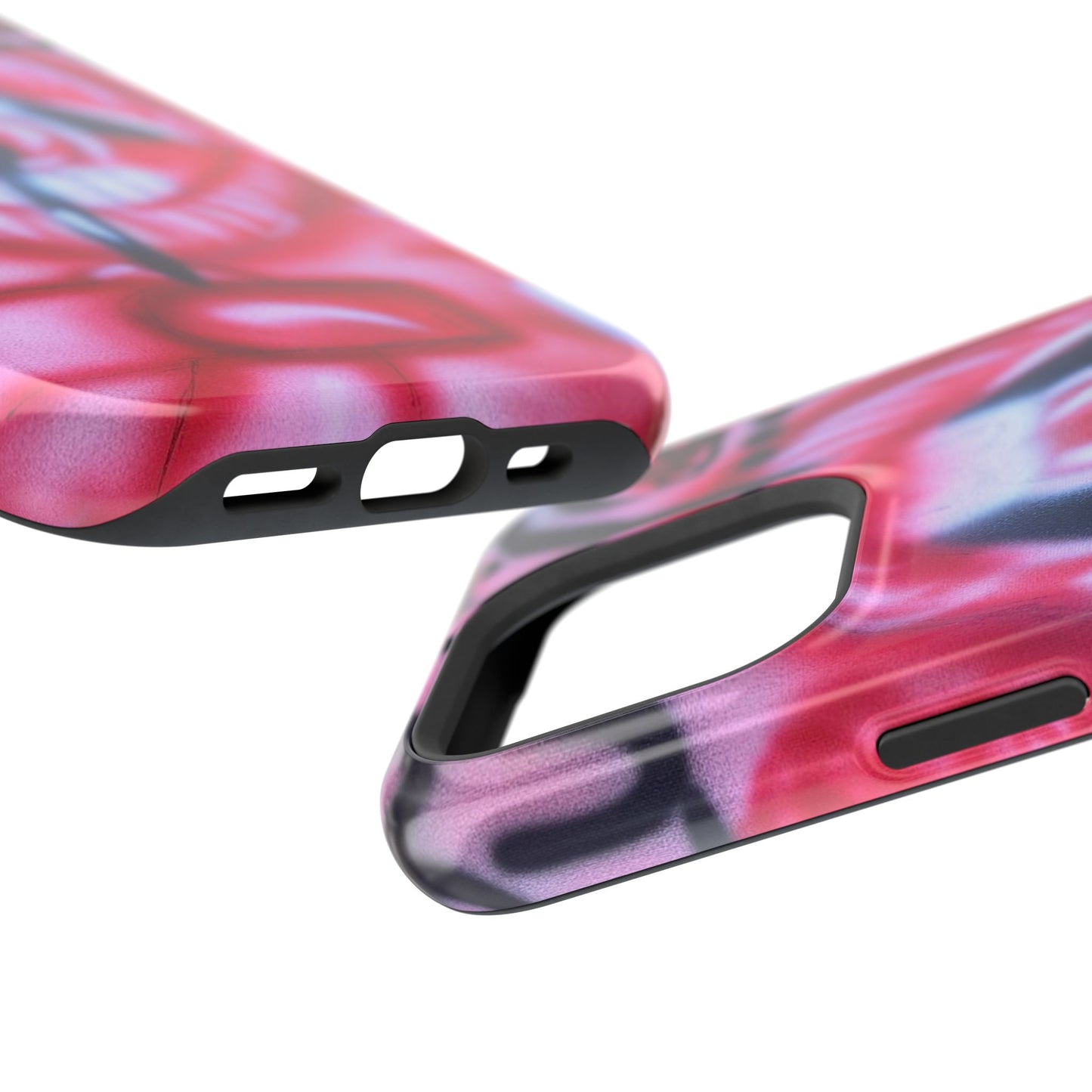 MagSafe "be happy, go lucky" Airbrush-iPhone-Hülle