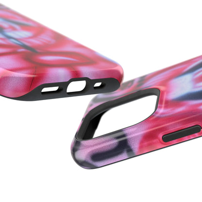 MagSafe "be happy, go lucky" Airbrush-iPhone-Hülle
