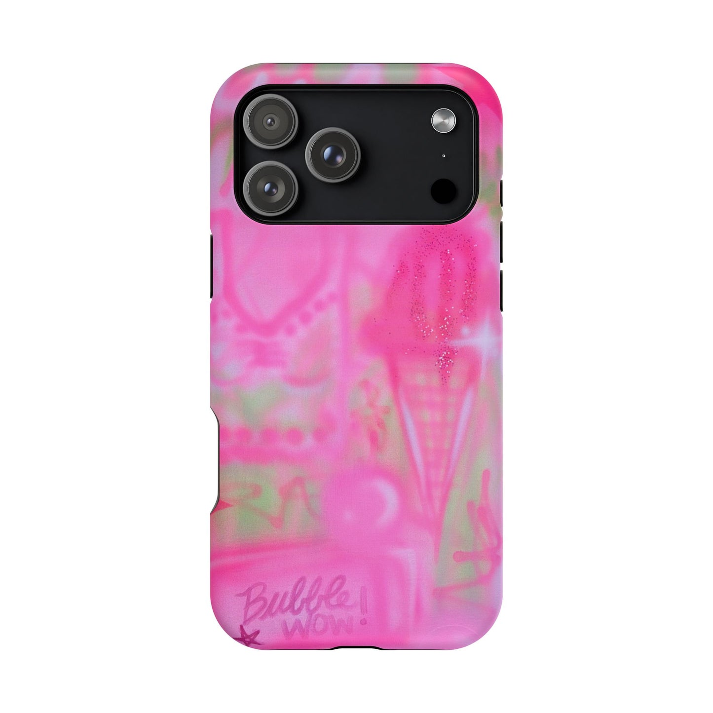 MagSafe "miami matcha" airbrush iPhone case