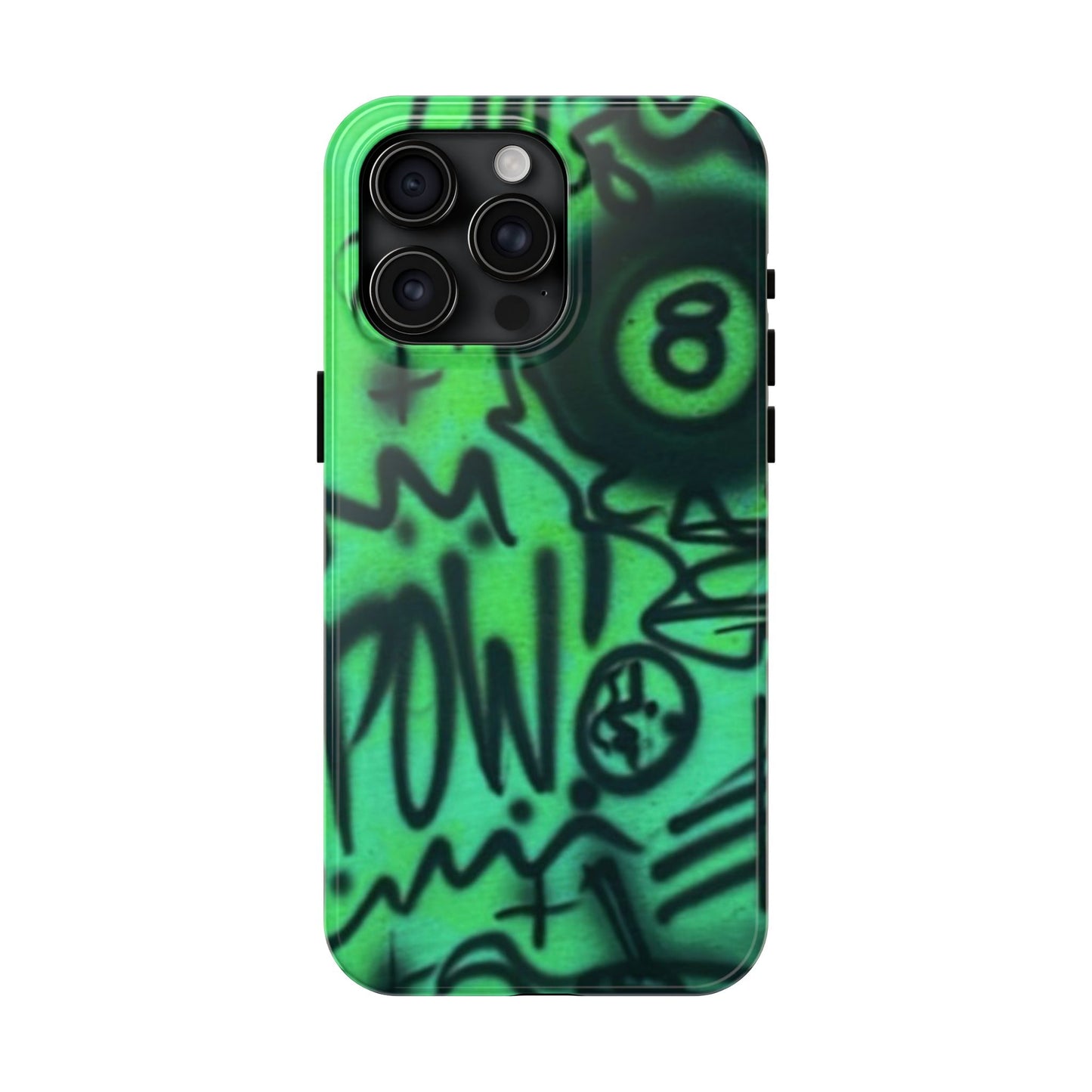 "POW! "airbrush iPhone case
