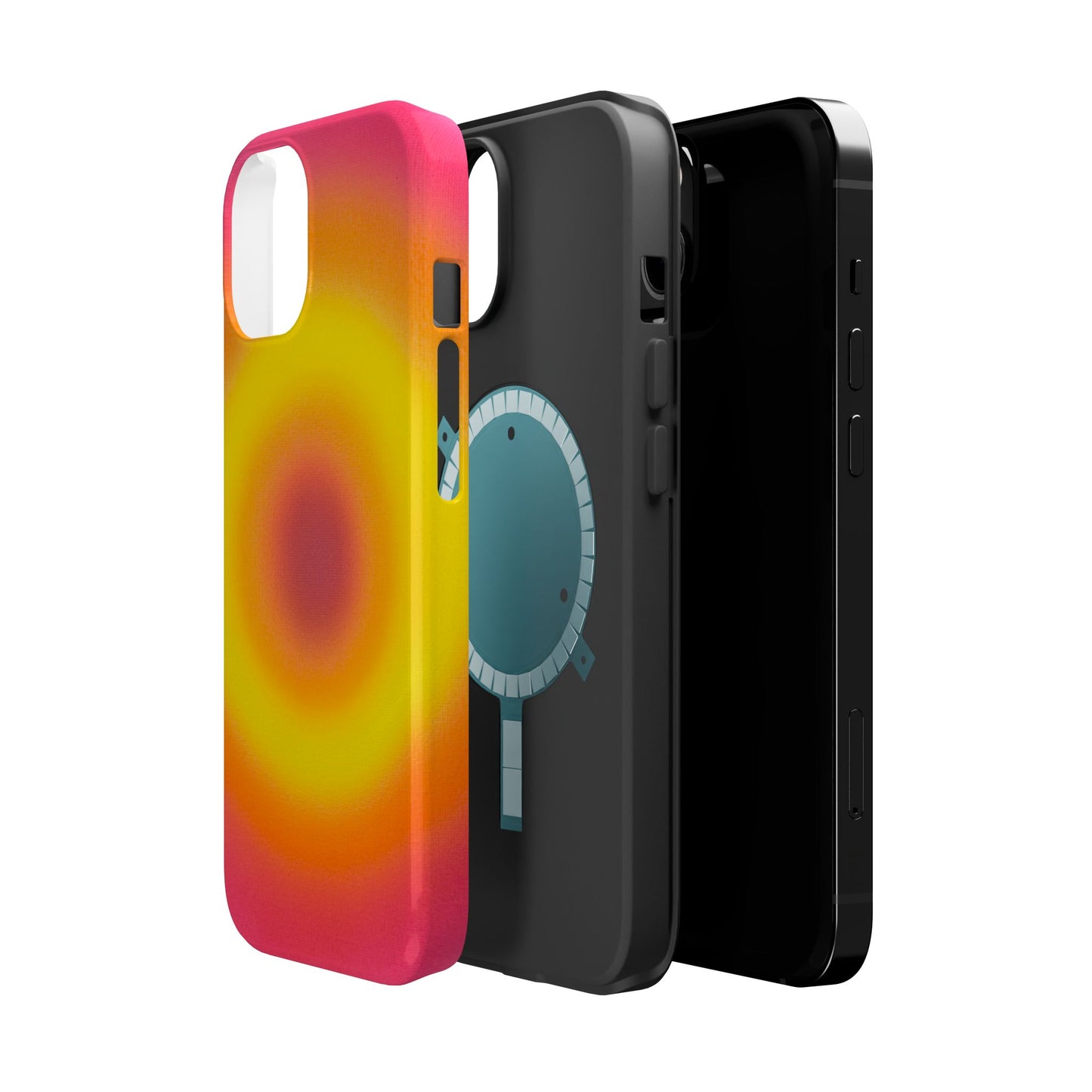 MagSafe "Pink Lemonade Aura" Airbrush iPhone Case