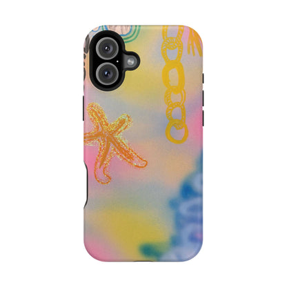 MagSafe "sweet starfish" airbrush iPhone case