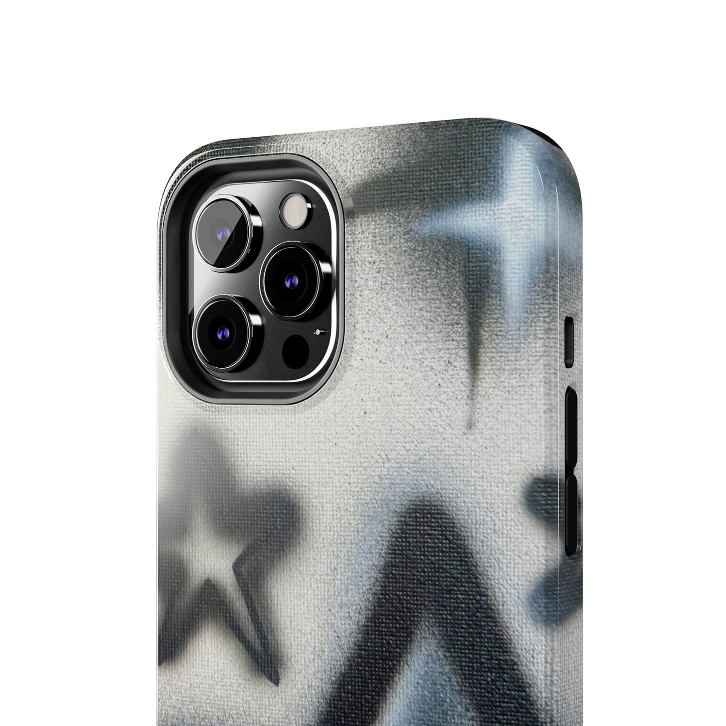 "black & white stars" airbrush iPhone case