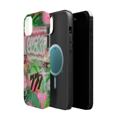 MagSafe "so lucky" airbrush iPhone case