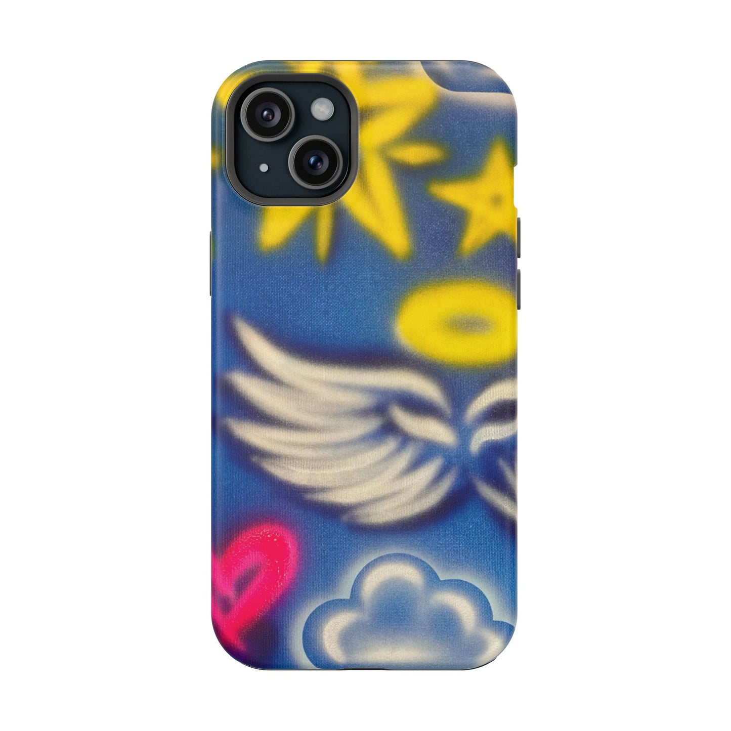 MagSafe "celestial halo" airbrush iPhone case