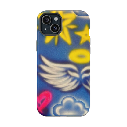 MagSafe "celestial halo" airbrush iPhone case