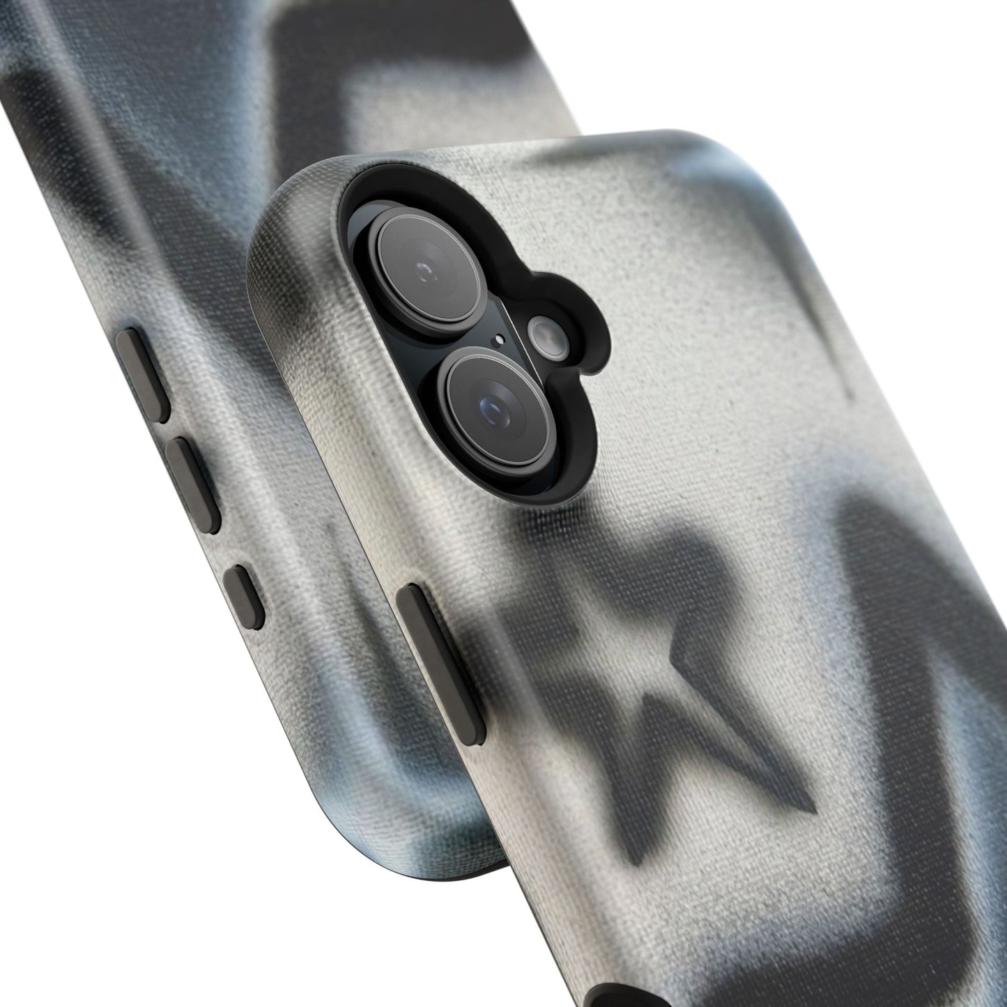 MagSafe "black & white stars" airbrush iPhone case