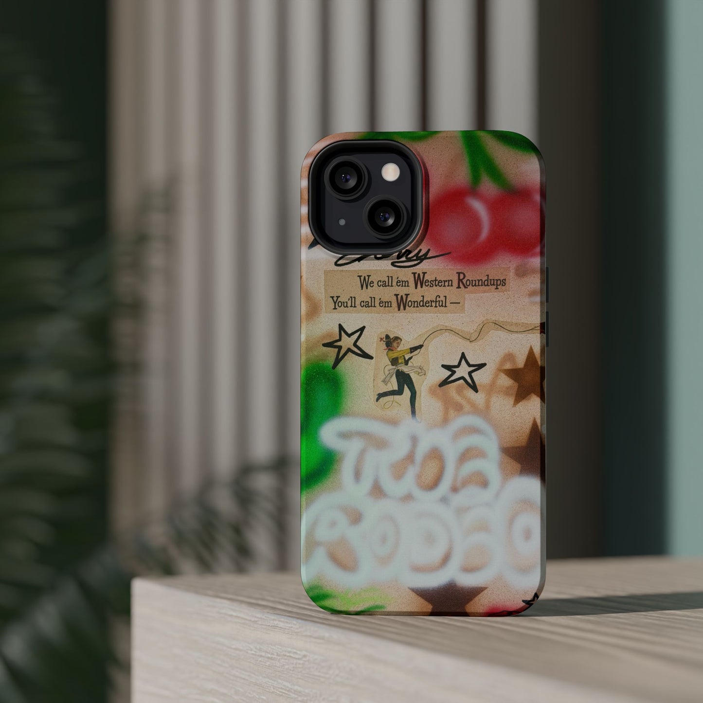 MagSafe "the rodeo" airbrush iPhone case