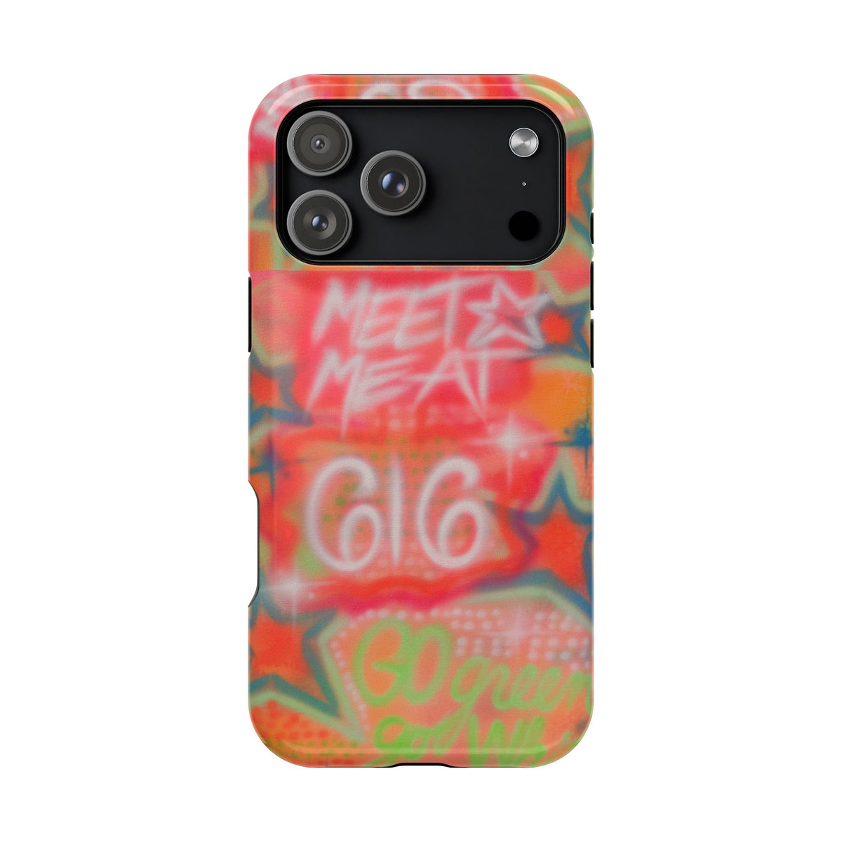 MagSafe custom @msualphaphi airbrush iPhone case