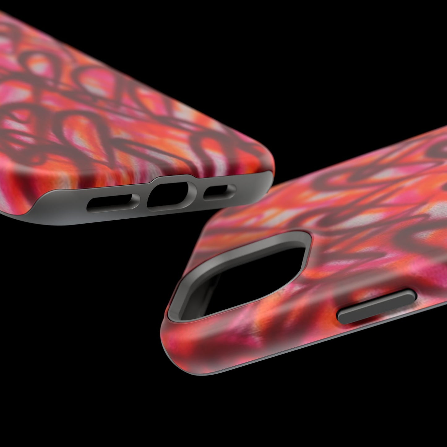MagSafe „Graffiti Love“ Airbrush iPhone Hülle