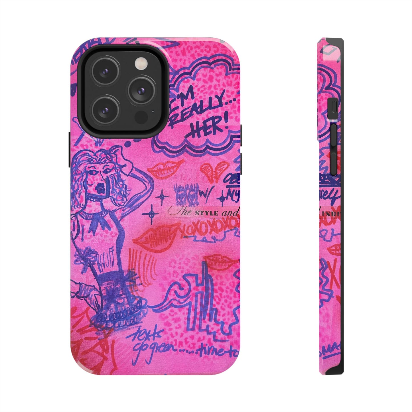 "really "HER!" airbrush iPhone case