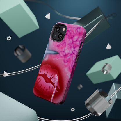 MagSafe limited edition "glitter aura" airbrush iPhone case