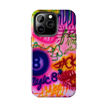 "colorful chaos" airbrush iPhone case