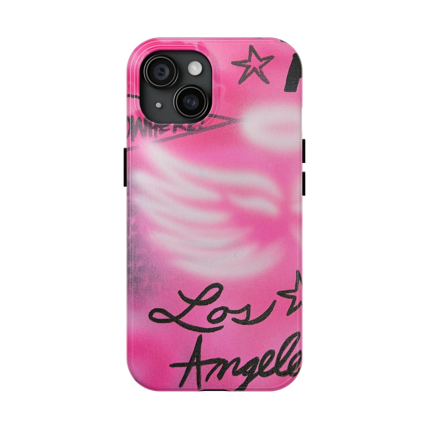 "pink angel wings" airbrush iPhone case