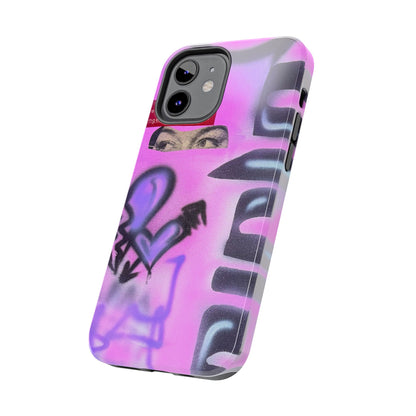 "Lila Prinzessin" Airbrush iPhone Hülle