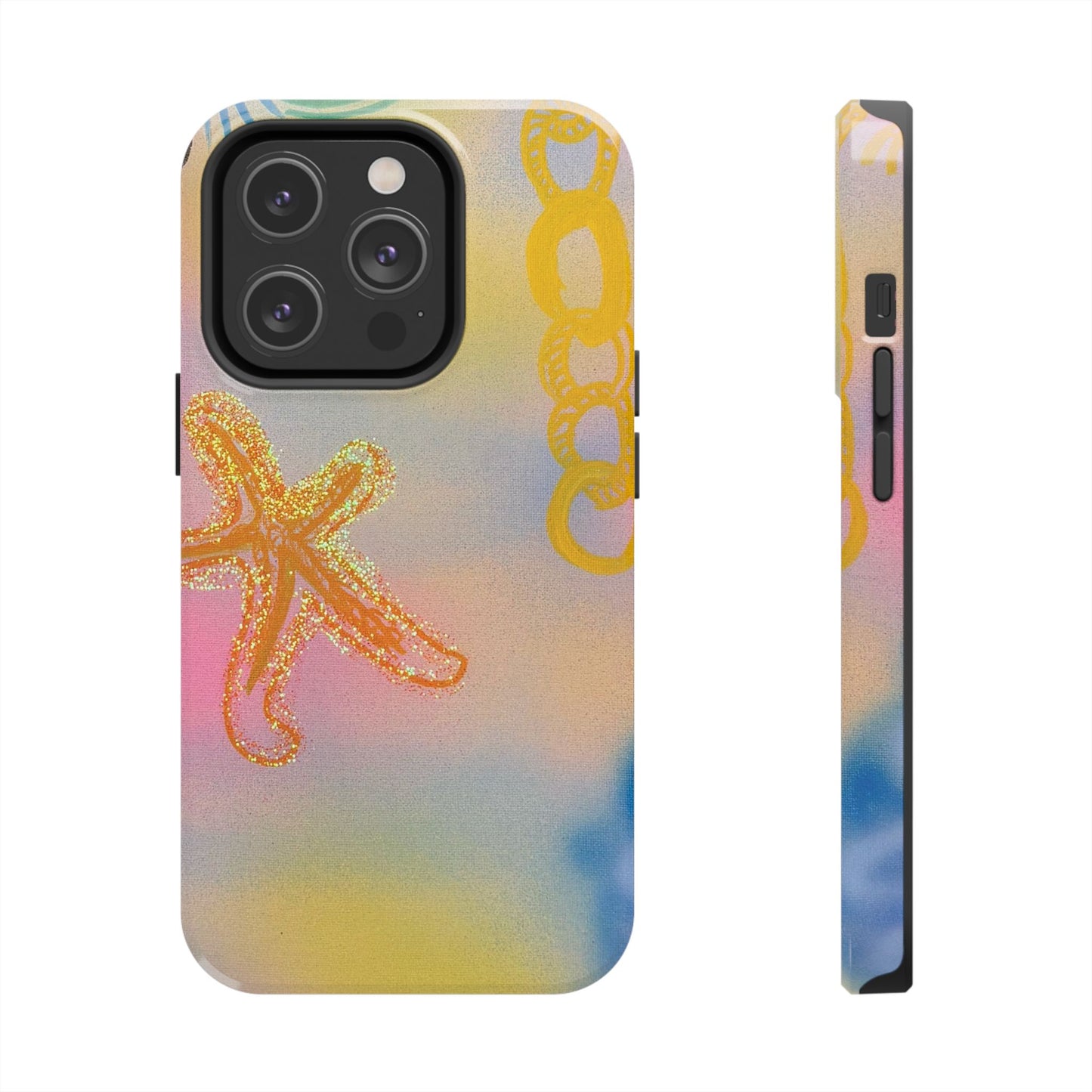 "sweet starfish" airbrush iPhone case