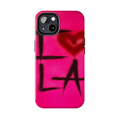 "I <3 LA" airbrush iPhone case