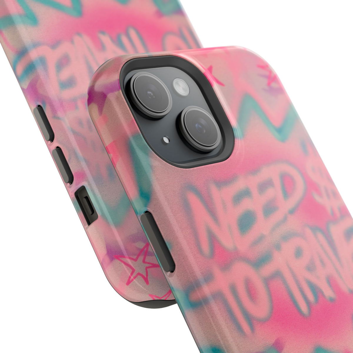 MagSafe "need $$ to travel" airbrush iPhone case