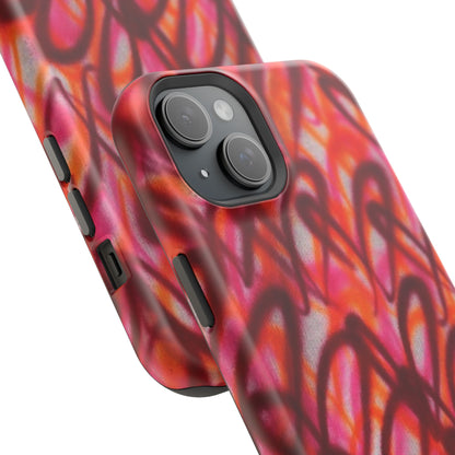 MagSafe „Graffiti Love“ Airbrush iPhone Hülle