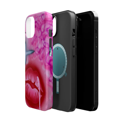 MagSafe limited edition "glitter aura" airbrush iPhone case