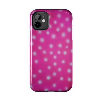 "bubblegum polka dot" airbrush iPhone case