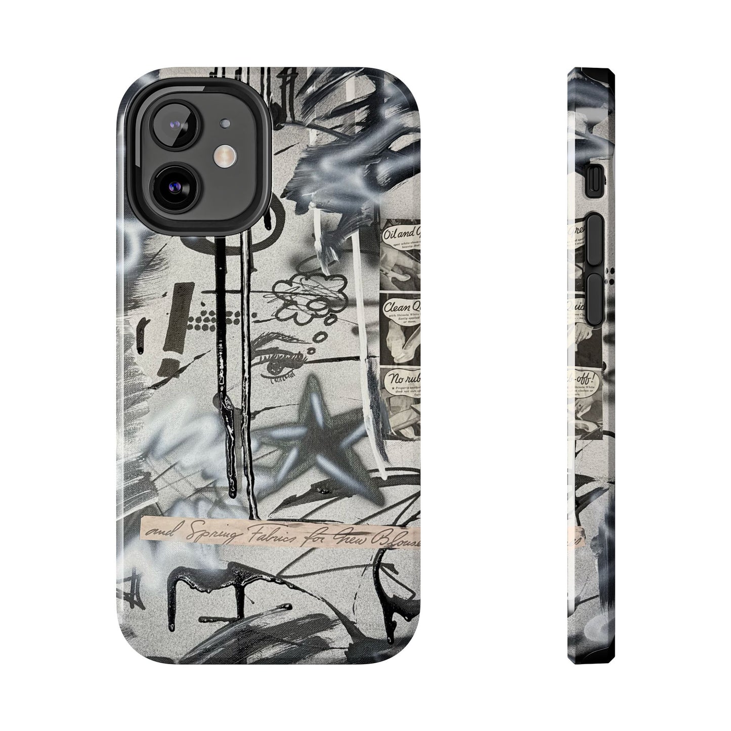 "monochrome mood" airbrush iPhone case