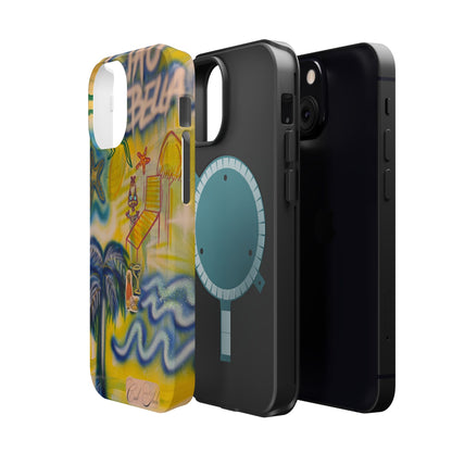 MagSafe "ciao bella" airbrush iPhone case