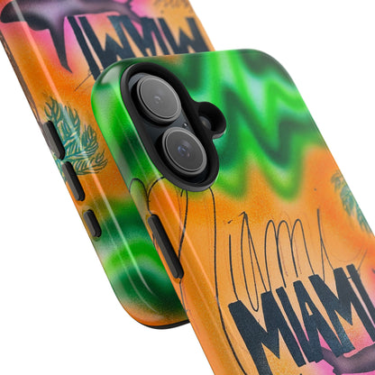 "miami, fl" airbrush iPhone case