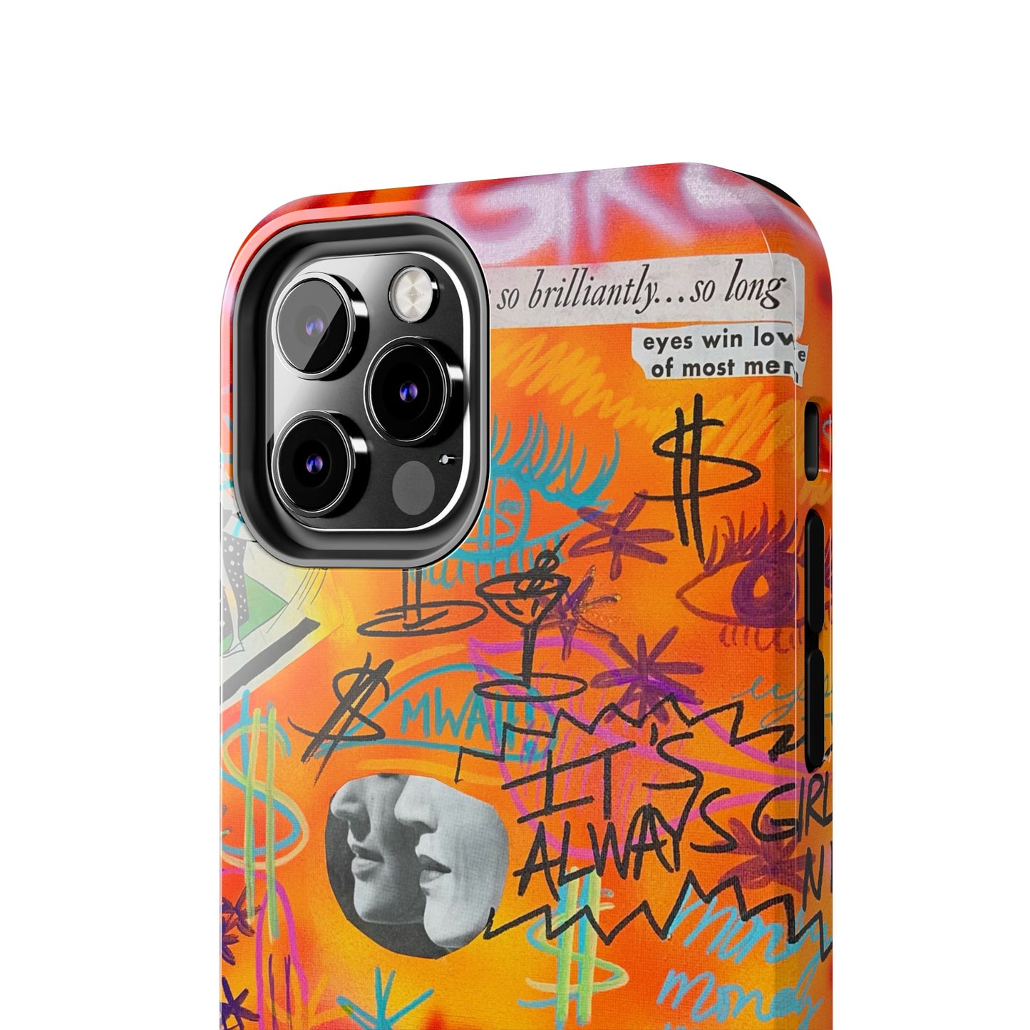 "young, rich, hot!" airbrush iPhone case