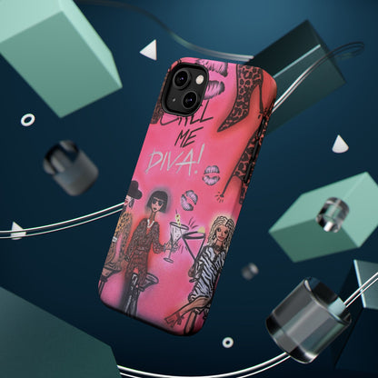 MagSafe "party diva" airbrush iPhone case
