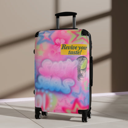"salty seas" airbrush suitcase