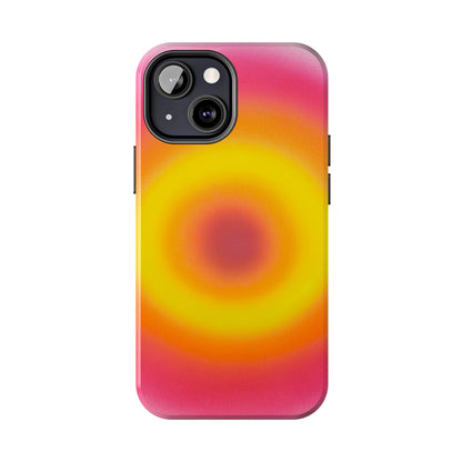 "pink lemonade aura" airbrush iPhone case