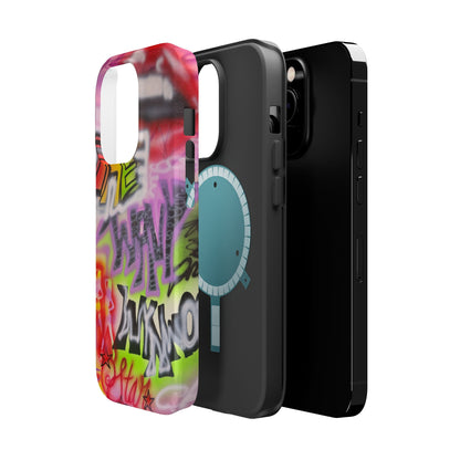 MagSafe "wynwood gold" airbrush iPhone case